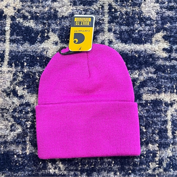 NWT Carhartt Beanie Adult Size Hot Pink / Magenta - Picture 3 of 6